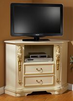 Italiaanse commodeserie met ingelegde vrouwenbeelden CR&Egrave;ME-GOUD