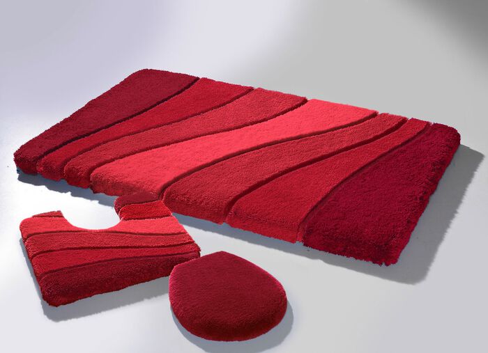 Zachte badset voor blote voeten van het traditionele huis Meusch 