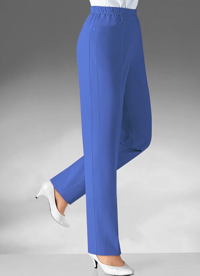 Broek met geavanceerde zijnaad in 8 kleuren KOBALTBLAUW