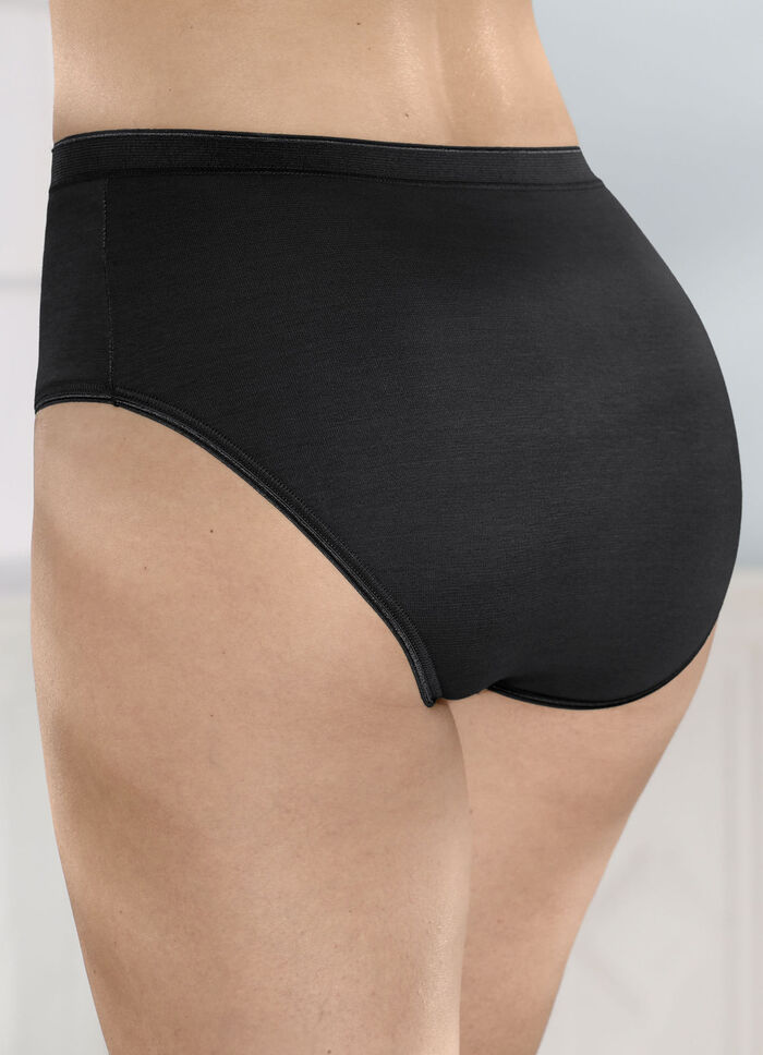 Set van vijf slips met elastische manchetten 