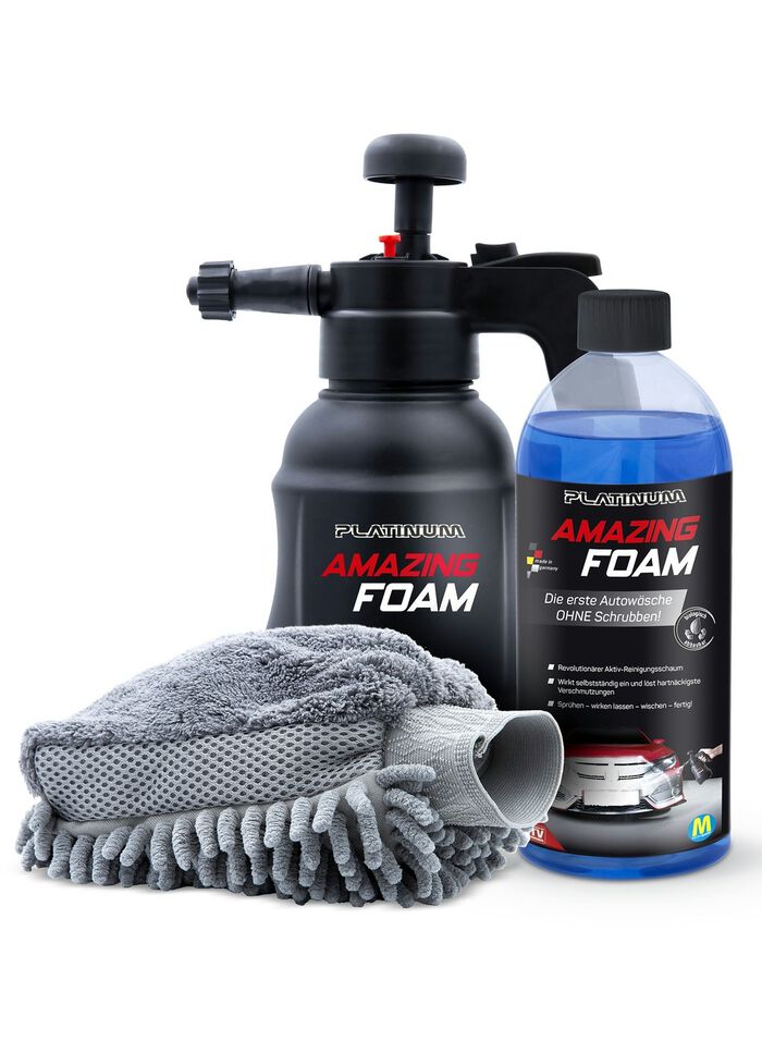 'Amazing Foam'-onderhoudsproduct voor wagens van Platinum 