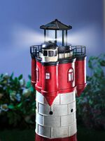 Weerbestendige XL-vuurtoren op zonne-energie 