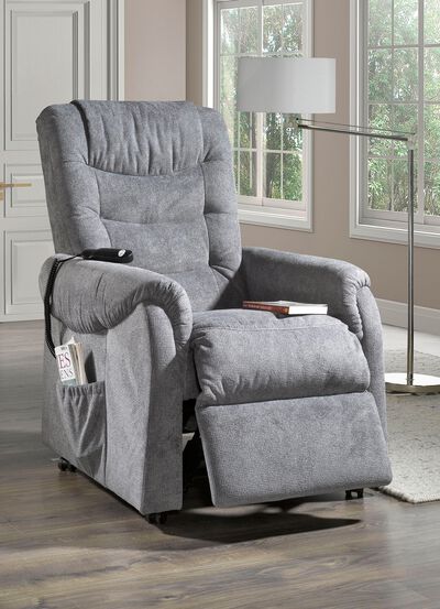 TV-fauteuil met wielen en veerkern 