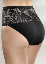 Set van vier slips met elastische kant 