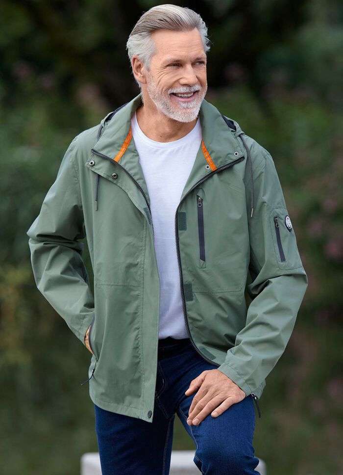 Functionele jas met capuchon 