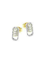 Chique oorbellen met diamanten 