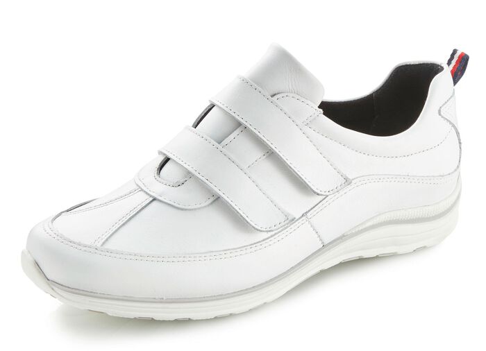 Toosoft pantoffels met verstelbare klittenbandsluiting WIT