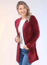 Vest van een structuurmix WIJNROOD