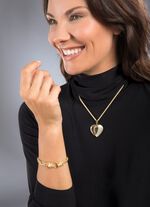 Hanger hart-medaillon 