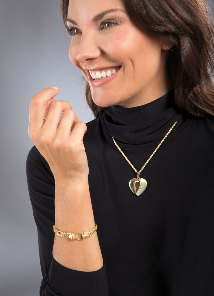 Hanger hart-medaillon 