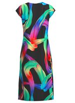 Jurk met kleurrijk printmotief 