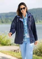 Functionele jas met afneembare capuchon 