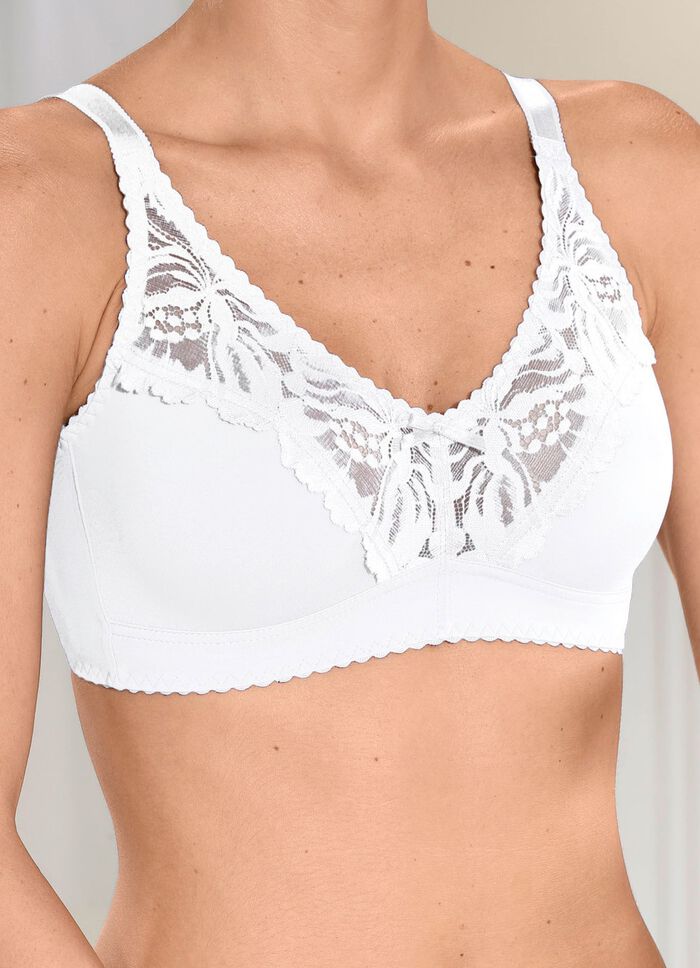 BH met gebloemd elastisch kant 