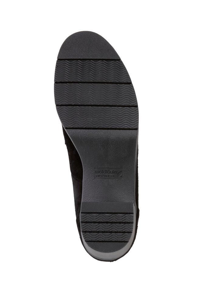 Waldl&auml;ufer, comfortabele dames trotteur, breedte H, met uitneembaar voetbed ZWART