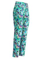 Kniebroek met kleurrijke print 