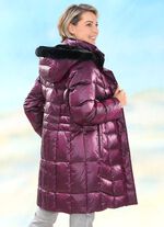 Korte donsjas in 2 kleuren 