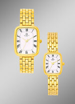Klassieke “Quality Time” quartz partnerhorloges 
