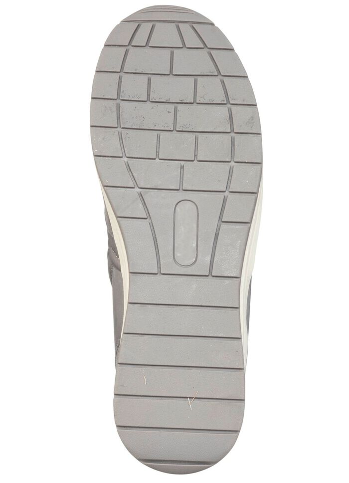 ELENA EDEN, gevoerde dameslaarzen, winterschoenen, breedte H, met uitneembaar voetbed GRIJS