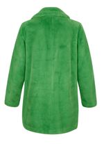 Jas van imitatiebont GROEN