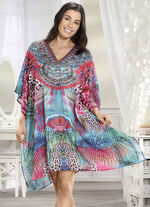Sunflair tuniek, licht transparant