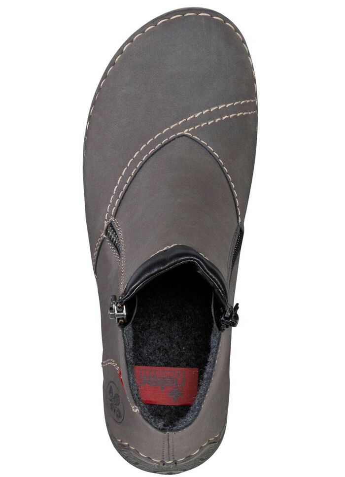 Rieker laarsje gemaakt van gearceerd synthetisch materiaal 