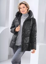 Functionele jas met vaste capuchon 