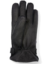 Herenhandschoenen van zacht geitennappaleer ZWART