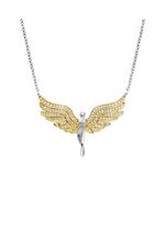 Halsketting met engel hanger 