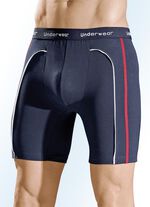 Driepack lange broeken met elastische tailleband 