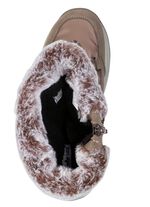 Gevoerde dameslaarzen, winterschoenen, met rits 