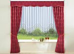 Gordijnenset van jacquard 