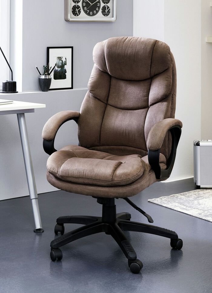 Directiestoel met hoogwaardige gestructureerde microvezelbekleding 