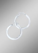 Creoolse oorbellen van witgoud, hoogglans 