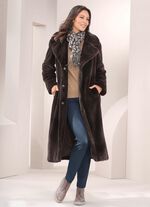 Jas van knuffelzacht imitatiebont 