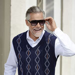 Sweatervest met V-hals in 2 kleuren MARINE