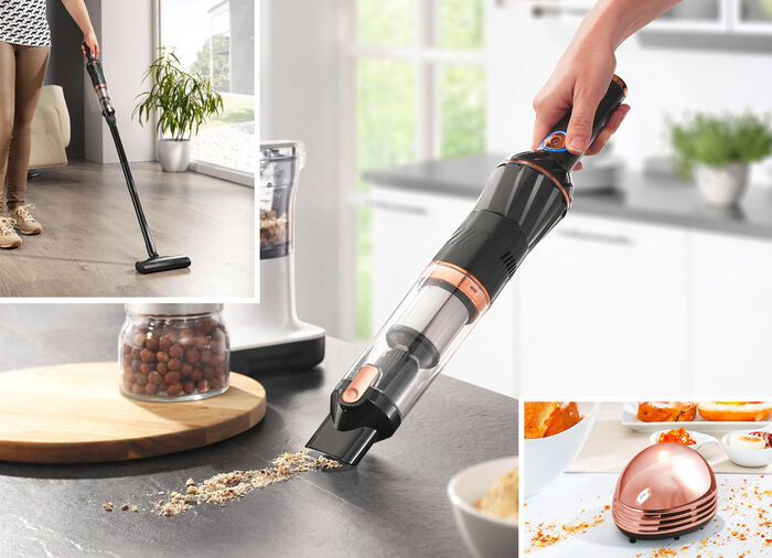 Accu hand- en vloerstofzuigerset MX14, 2-in-1AUGER 