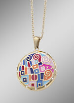 Hanger met mozaïekpatroon en ankerketting 