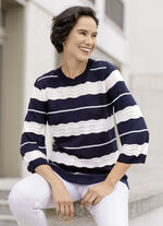 Trui van zacht fijn breisel met subtiele glans 