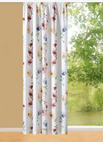 Overgordijn met universele railtape 