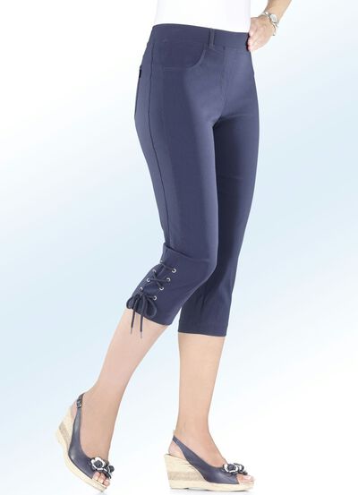 Capribroek met geraffineerd koordsysteem 