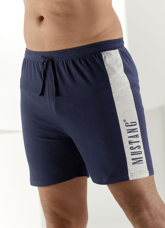 Set van twee slaap- en vrijetijdsshorts, kort van "Mustang" 