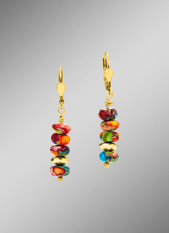 Glinsterende oorbellen 