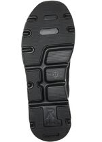 Rieker sneakers met elastische decoratieve vetersluiting ZWART