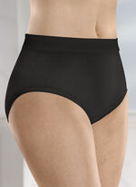 Set van drie slips met een comfortabele, zachte tailleband ZWART