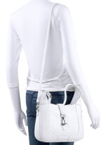 Tas Laurina van generfd nappaleer WIT