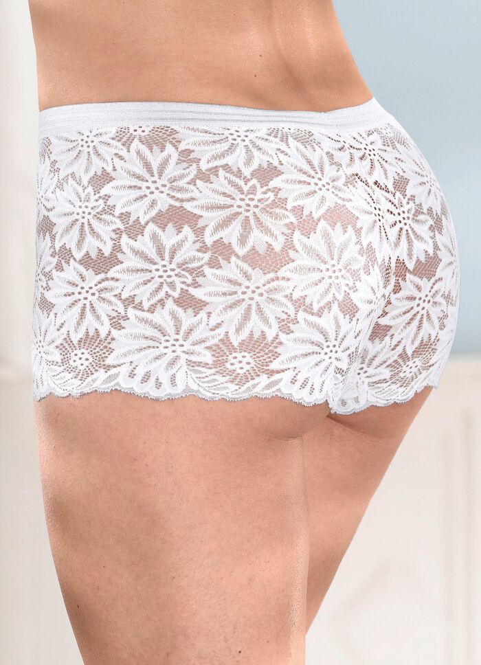 Drie-pack elastische kanten broek 