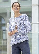 Tuniek met elastische boorden 