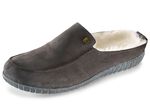 Slippers met echte lamsvachtvoering GRIJS