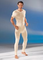 Lange onderbroek met angora in ecru 