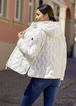 Jas met gelijmde kamers CREME